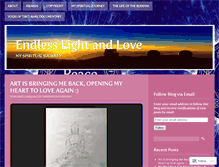 Tablet Screenshot of endlesslightandlove.com